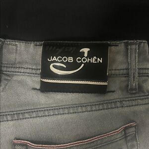 Jacob Cohen Gray Slim Straight Jeans